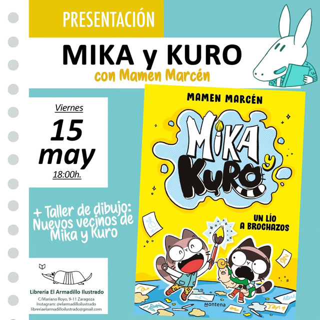Mamen Marcén presenta Mika y Kuro